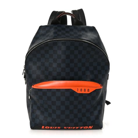 LOUIS VUITTON Damier Cobalt Race Discovery Backpack PM 